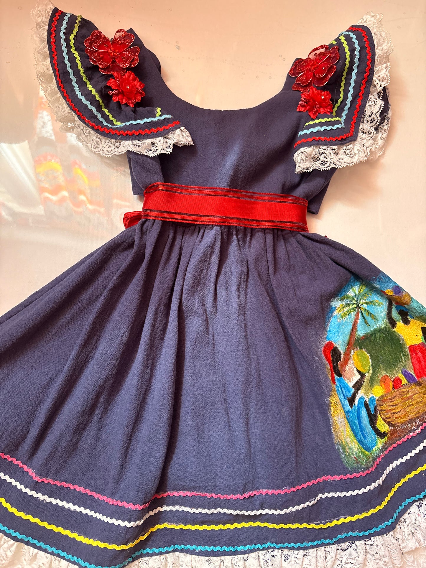 Luxury Handmade Haitian Cultural Dress – Custom Pre-Order