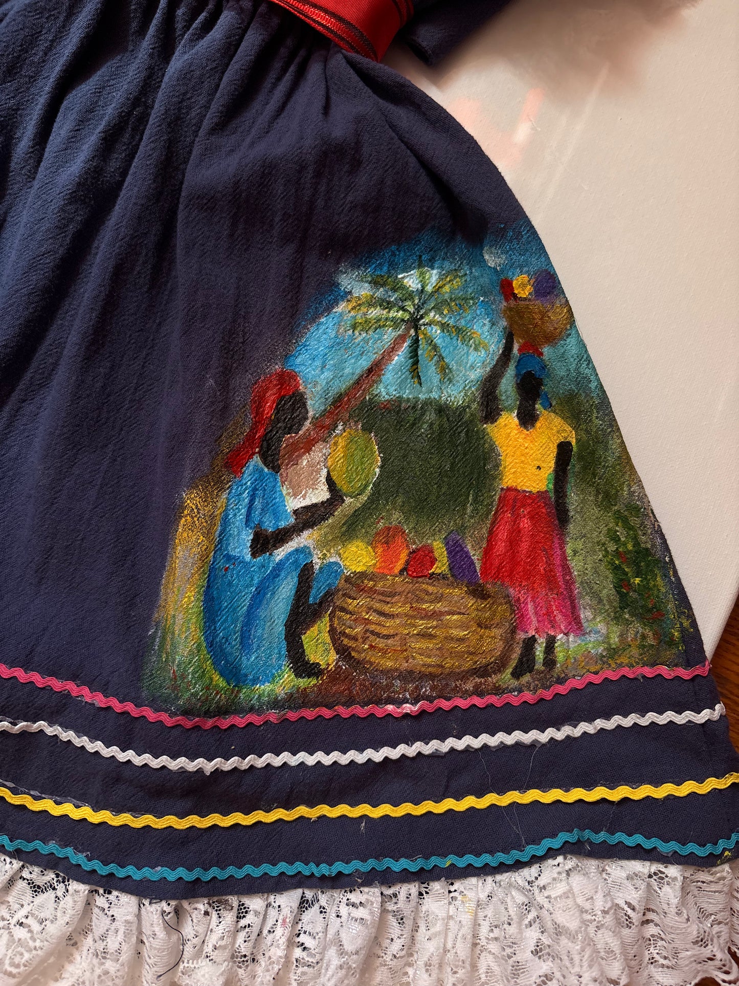 Luxury Handmade Haitian Cultural Dress – Custom Pre-Order