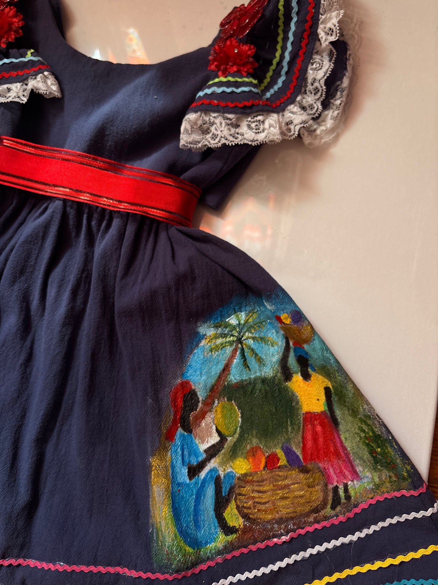 Luxury Handmade Haitian Cultural Dress – Custom Pre-Order